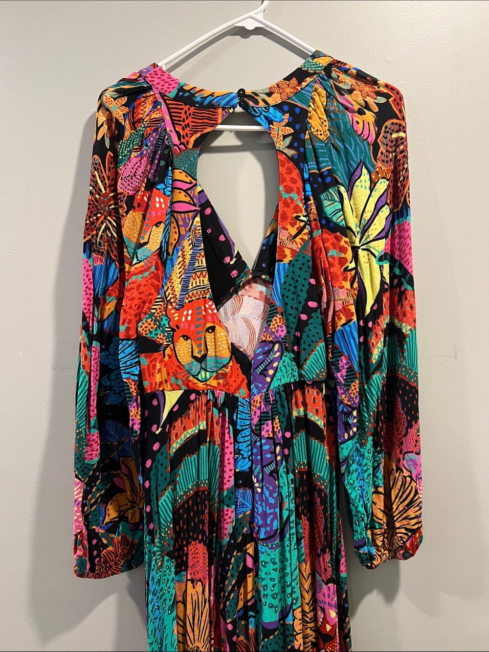 FARM Rio Vibrant Multicolor Floral-Print Maxi Dress - Picture 3 of 4